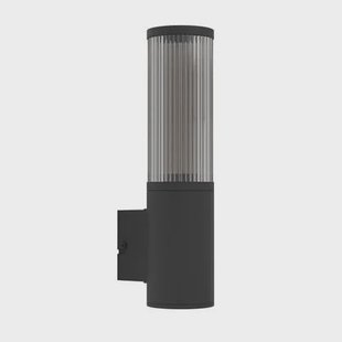 EGLO Salle Wandlamp - E27 - 31 cm - Smoke - Zwart