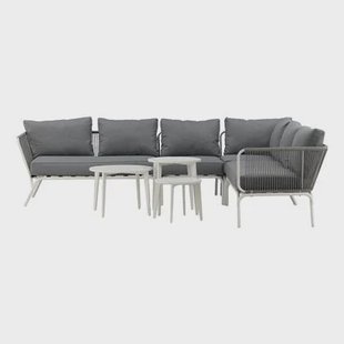 Nest outdoor Hanne 4 Delige Tuin Loungeset Grijs