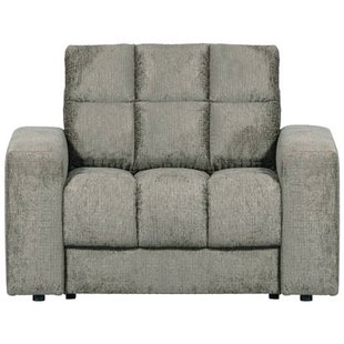 WOOOD Second Date Fauteuil - Structure Velvet - Frost