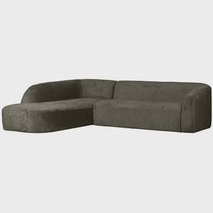 WOOOD Sloping Hoekbank Links - Velvet - Frost