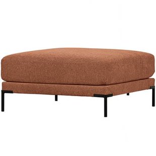 vtwonen Couple Poef - Polyester - Rust Melange - 44x100x100