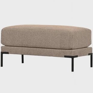 vtwonen Couple Poef - Polyester - Mud Melange - 44x50x100