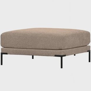 vtwonen Couple Poef - Polyester - Mud Melange - 44x100x100