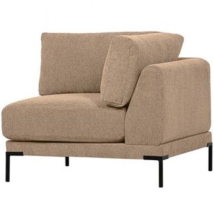 vtwonen Couple Bank Hoekelement - Polyester - Butter Melange vtwonen Couple Bank Hoekelement - Polyester - Butter Melange