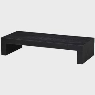 WOOOD Marte Salontafel - Hout - Zwart - 25x120x50 WOOOD Marte Salontafel - Hout - Zwart - 25x120x50