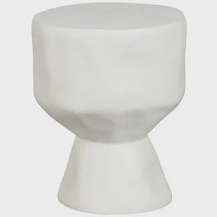 WOOOD Aur Bijzettafel - Polymeer - Naturel - 50x40x40