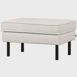 WOOOD hocker op poten - Boucle - Naturel - 45x84x54