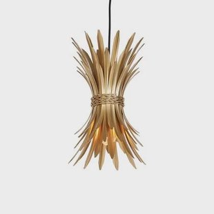 QAZQA Art Deco hanglamp goud met zwart - Wesley
