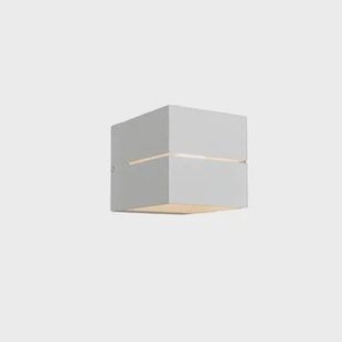 QAZQA Moderne wandlamp wit 9,7 cm - Transfer Groove