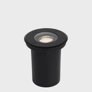 QAZQA Moderne buiten grondspot zwart 35 mm verstelbaar IP65 - Delux