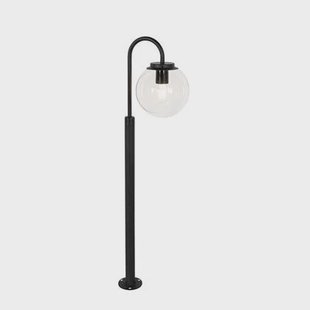 QAZQA Moderne lantaarn zwart met helder glas 104 cm IP44 - Sfera