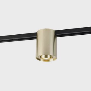 QAZQA Moderne 1-fase railspot goud - Iconic Rondoo Up
