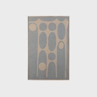 Zuiver Galaxy Wanddecoratie Blauw|Beige