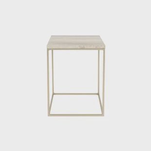 Zuiver Stray Bijzettafel Vierkant 35x35 cm Marmer| Metaal Grijs Zuiver Stray Bijzettafel Vierkant 35x35 cm Marmer| Metaal Grijs