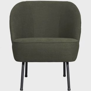 WOOOD Fauteuil Vogue - Geweven Stof - Warm Groen - 69x57x70