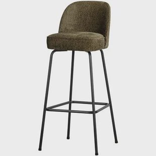 BePureHome Vogue Barkruk H 103 cm - Polyester - Bonsai BePureHome Vogue Barkruk H 103 cm - Polyester - Bonsai