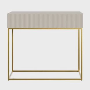 NADUVI Collection Vesper Sidetable - Greige / Goud