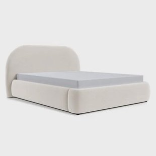 NADUVI Collection Philipa Bedframe - 160 x 200 cm - Fluweel - Crème NADUVI Collection Philipa Bedframe - 160 x 200 cm - Fluweel - Crème
