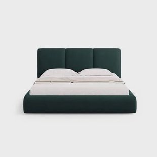 Windsor & Co Horizon Bedframe met Opbergvak - 200 x 200 cm - Chenille - Flessengroen Windsor & Co Horizon Bedframe met Opbergvak - 200 x 200 cm - Chenille - Flessengroen