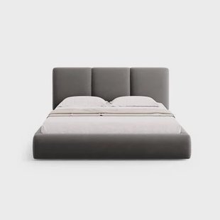 Windsor & Co Horizon Bedframe met Opbergvak - 160 x 200 cm - Fluweel - Grijs
