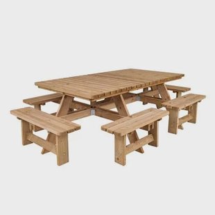 Luxe houten picknicktafel Tallinn 300 cm