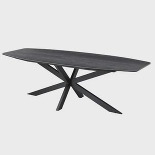Giga Meubel - Eettafel Deens Ovaal 200cm - Keramisch Grijs - Alicia Giga Meubel - Eettafel Deens Ovaal 200cm - Keramisch Grijs - Alicia