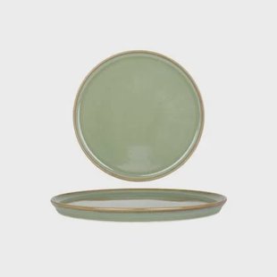 Bonna Gebaksbord - Sage Hygge - Porselein - 22 cm - set van 6