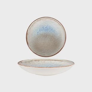 ID Fine Diep bord - Delta - Porselein - 22 cm (770cc) - set van 6