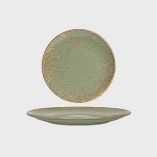 Bonna Dinerbord - Sage Snell - Porselein - 27 cm - set van 6