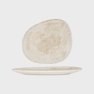 Bonna Dinerbord - Nacrous - Porselein - 33 cm - set van 6