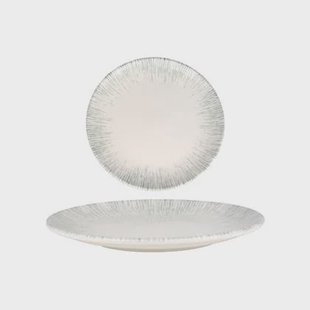 Bonna Gebaksbord - Iris - Porselein - 23 cm - set van 6