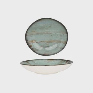 Bonna Diep bord - Madera - Porselein - 26 cm (1000cc) - set van 6