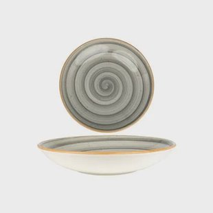 Bonna Diep bord - Aura Space - Porselein - 25 cm (1300cc) - set van 6