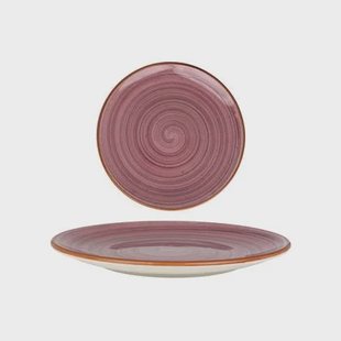 Bonna Dinerbord - Aura Blackberry - Porselein - 27 cm - set van 6