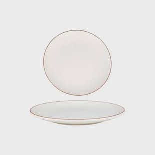 Bonna Gebaksbord - Retro - Porselein - 17 cm - set van 6