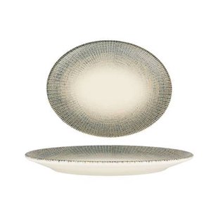 Bonna Serveerschaal - Sway - Porselein - 25x19 cm - set van 2