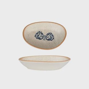 Bonna Serveerschaal - Viento - Porselein - 15x8.5 cm - set van 4
