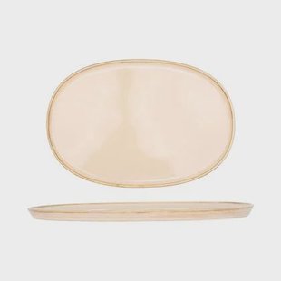 Bonna Serveerschaal - Sand Hygge - Porselein - 34 cm - set van 2