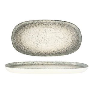 Rinart Serveerschaal - Olmeca - Porselein - 35x18 cm - set van 2