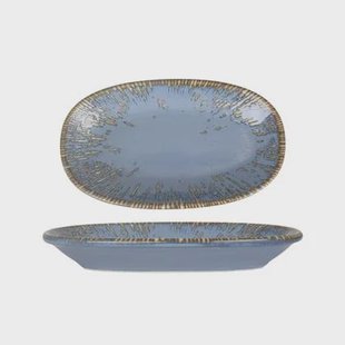 Bonna Serveerschaal - Sky Snell - Porselein - 24x14 cm - set van 2