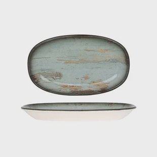 Bonna Serveerschaal - Madera - Porselein - 29x17 cm - set van 2