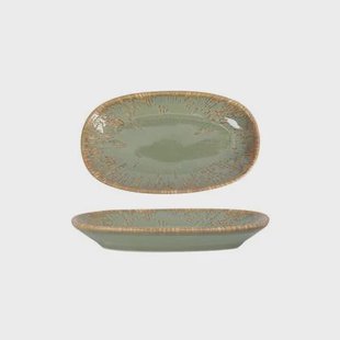 Bonna Serveerschaal - Sage Snell - Porselein - 19x11 cm - set van 2