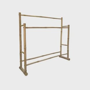 sweeek - Bamboe dubbel handdoekenrek