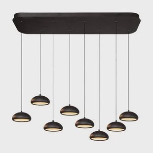 Atmooz Pallaton - Hanglamp - Zwart - 8 Lichtpunten - Rond - 40x130x125