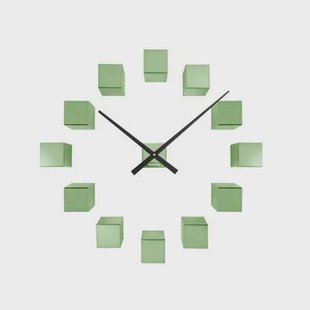Karlsson - Wall Clock DIY Cubic Metallic