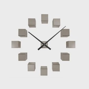 Karlsson - Wall Clock DIY Cubic Metallic