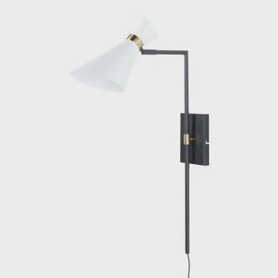 Beliani - MELAWI - Wandlamp - Wit - Metaal