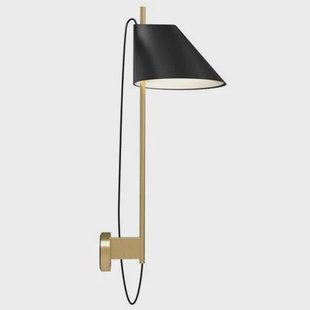 Louis Poulsen Yuh wandlamp LED messing zwart