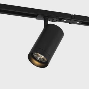 QAZQA Modern railsysteem met 5 spots zwart 1-fase GU10 70mm - Iconic QAZQA Modern railsysteem met 5 spots zwart 1-fase GU10 70mm - Iconic