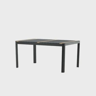 Rebellenclub Ferna Tuintafel - 150 x 90cm - Zwart